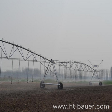 Water wheel center pivot irrigation systems